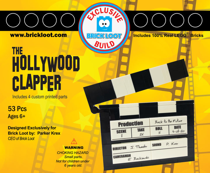 Brick-Loot-Custom-LEGO-Kit-The-Hollywood-Clapper-designed-by-Parker-Krex