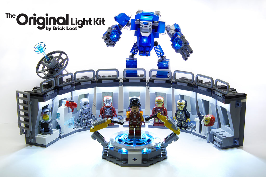 LED Lighting Kit for LEGO Iron Man of Armor 76125 – Loot