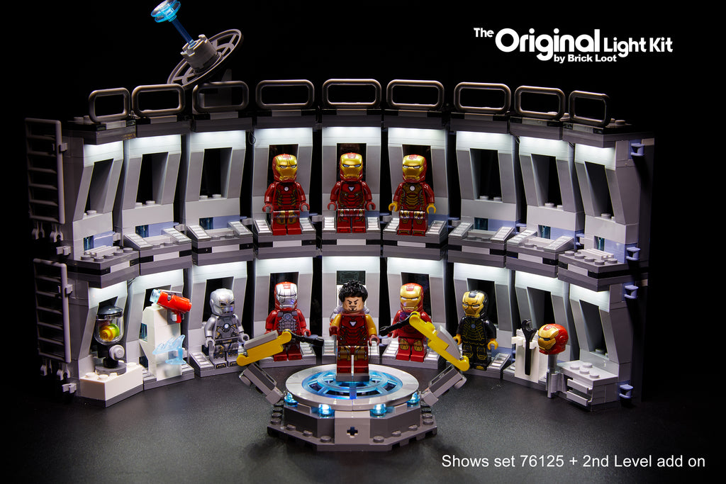 LED Lighting Kit for LEGO Iron Man of Armor 76125 – Loot