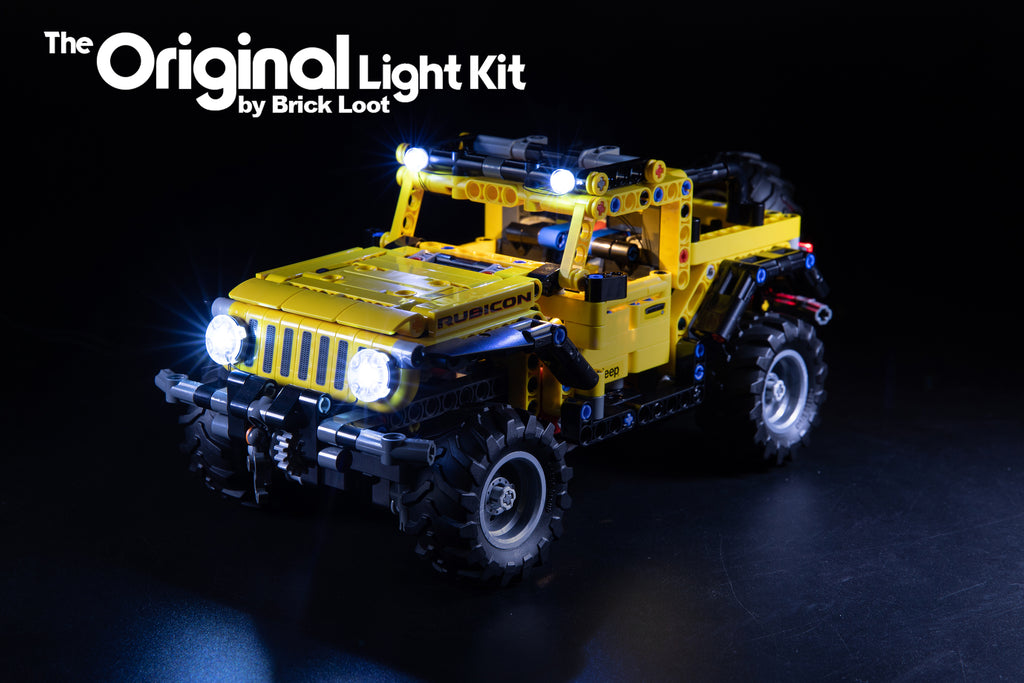 LED Lighting Kit for LEGO Jeep Wrangler set 42122 Brick Loot