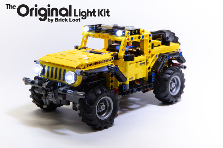LED Lighting Kit for LEGO® Jeep Wrangler set 42122