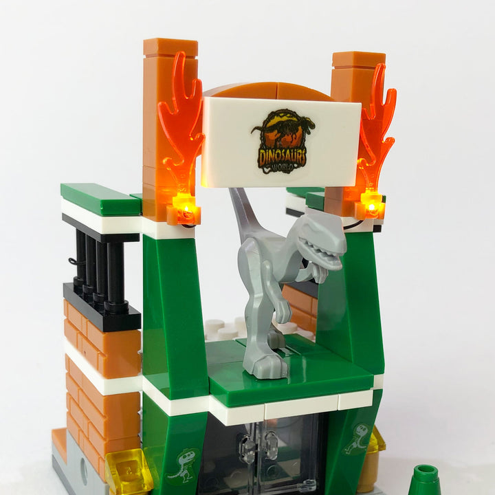LED Double Flames with 2x3 Battery Brick