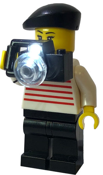 LED Flashing Camera - LIGHT LINX  - works with LEGO bricks - by Brick Loot