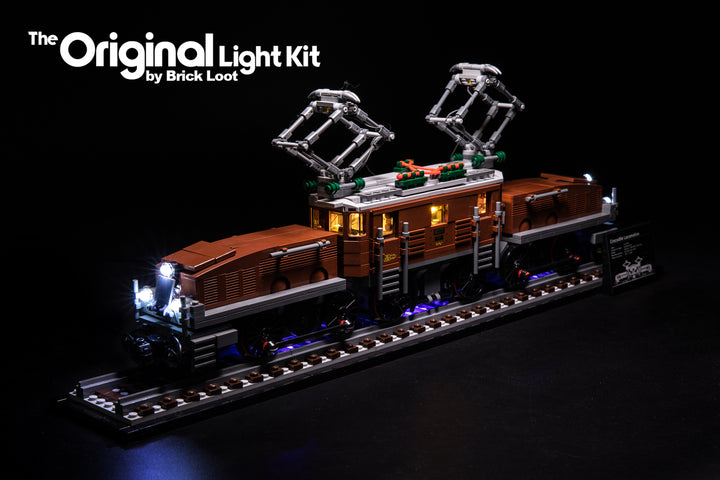 LED Lighting Kit for LEGO Creator Crocodile Locomotive set 10277