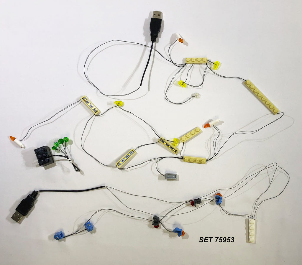Brick Loot LED Light Kit custom-designed for the LEGO Harry Potter Whomping Willow set 75953.