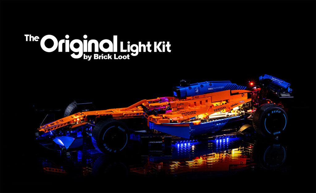 LED Lighting Kit for LEGO Technic McLaren Formula 1 Race Car set 42141 –  Brick Loot