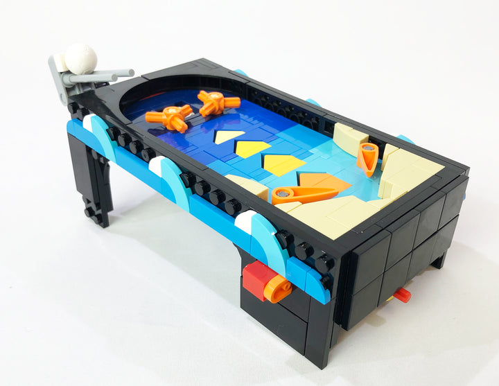 Retro Pinball Game Brick Set