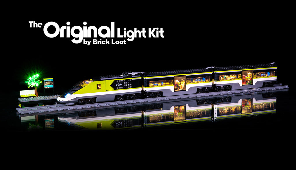Lego city train lights discount