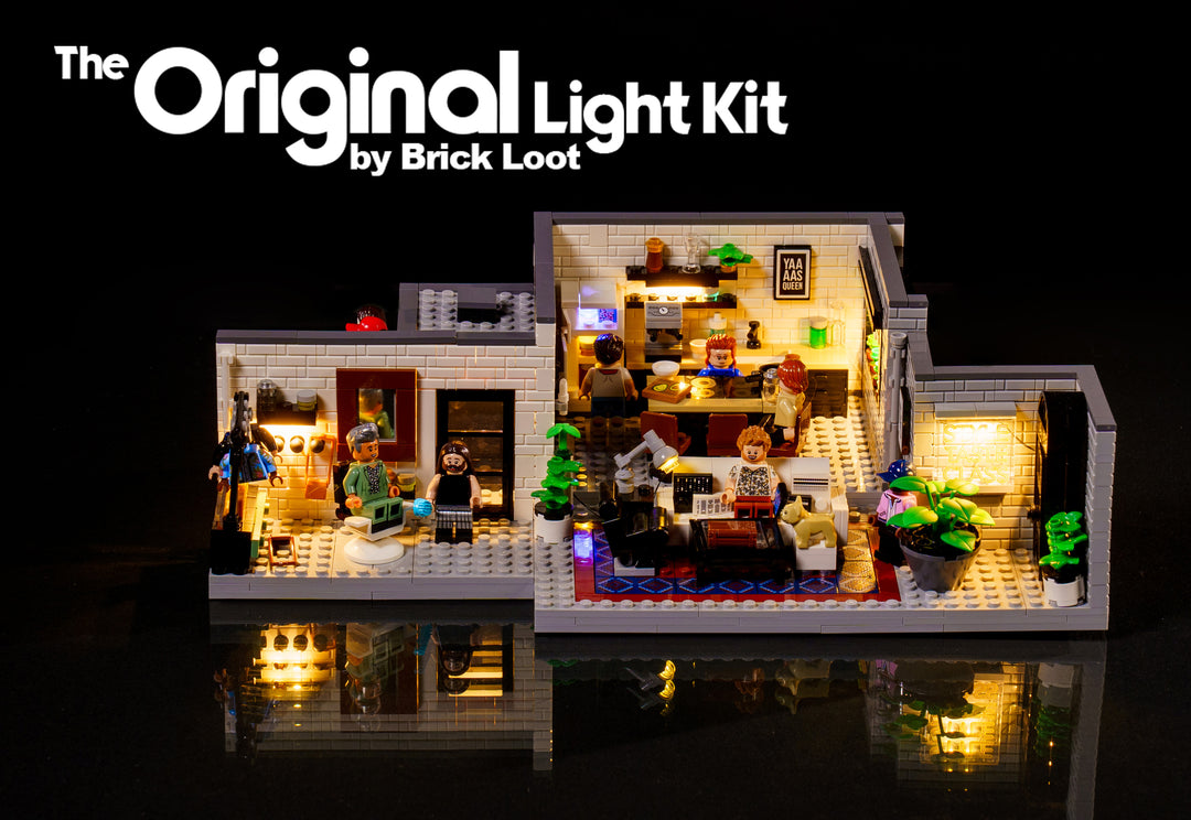 LED Lighting Kit for LEGO Queer Eye – The Fab 5 Loft set 10291