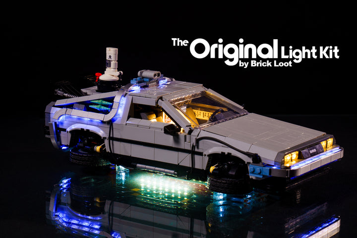 LED Lighting Kit for LEGO Back to the Future Time Machine 10300