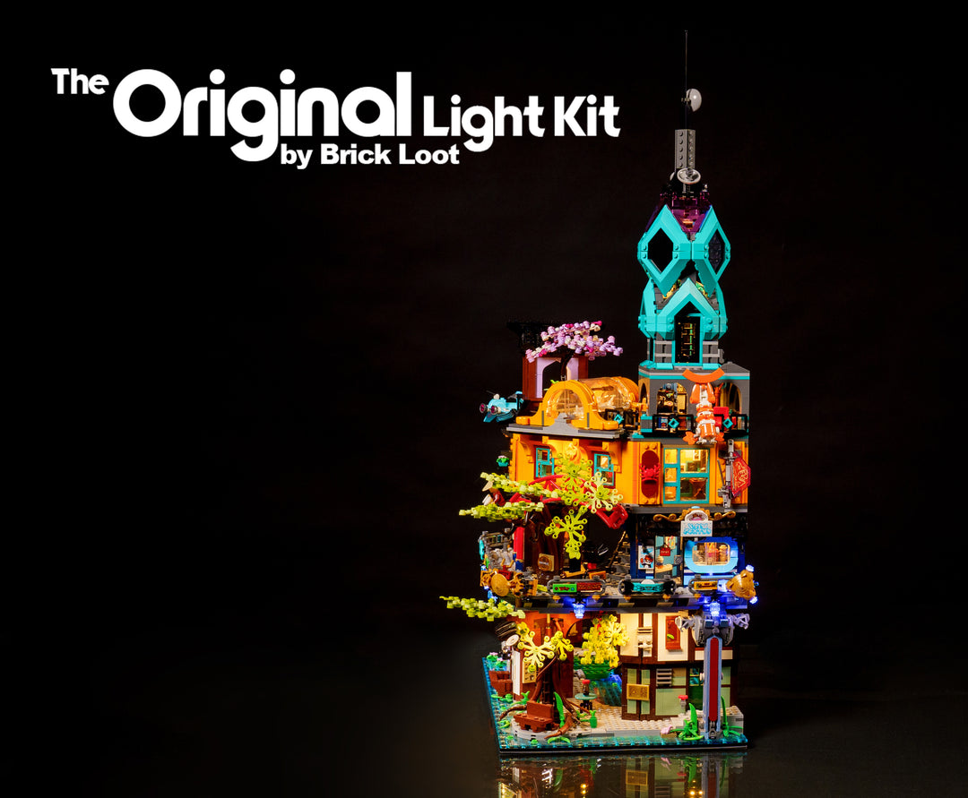LED Lighting Kit for LEGO NINJAGO City Gardens 71741