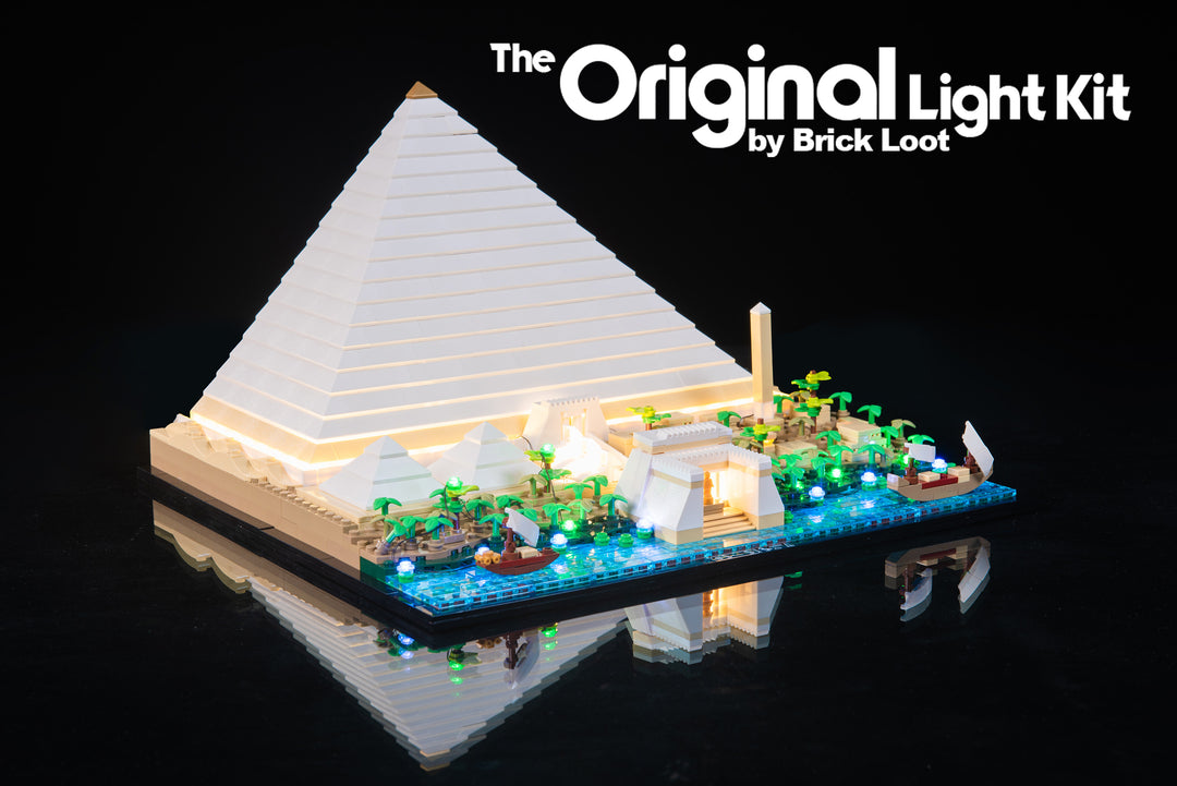 LED Lighting kit for LEGO Architecture Great Pyramid of Giza 21058