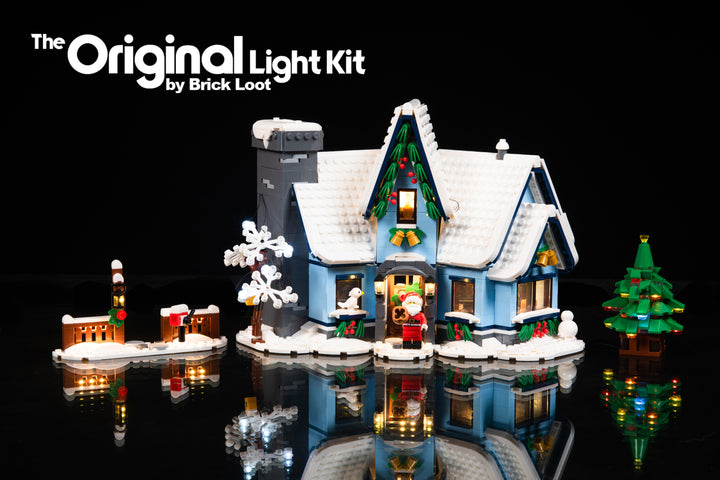 LED Lighting Kit for LEGO Santa's Visit set 10293