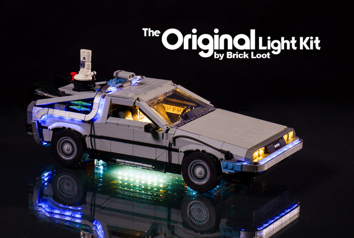 LED Lighting Kit for LEGO Back to the Future Time Machine 10300