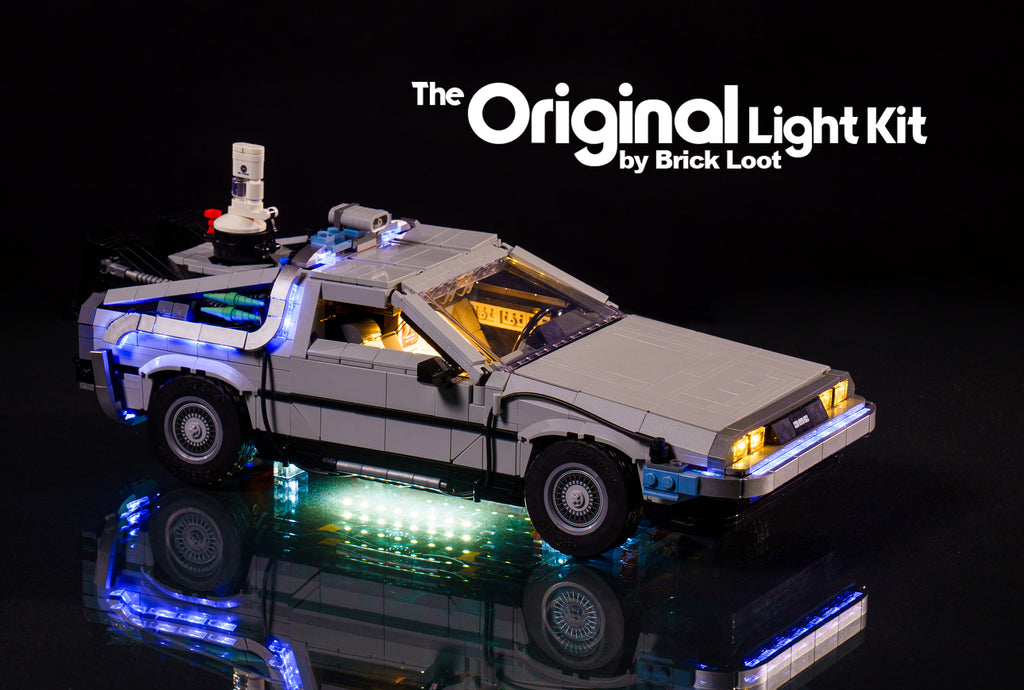 LED Lighting Kit for LEGO Back to the Future Time Machine 10300