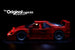 Brick Loot custom LED lighting kit for the LEGO Ferrari F40 set 10248, side view. This light kit includes interior and exterior headlights and tail lights.
