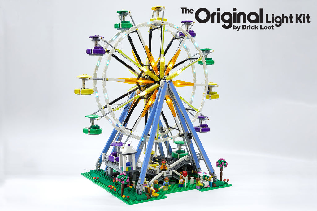 Brick Loot LED Light Kit for the LED Lighting Kit for the LEGO Ferris Wheel set 10247.