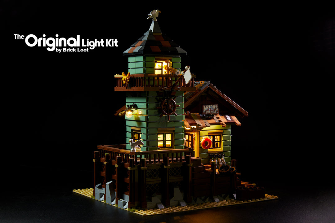Brick Loot Original Light Kit for LEGO® Old Fishing Store set 21310