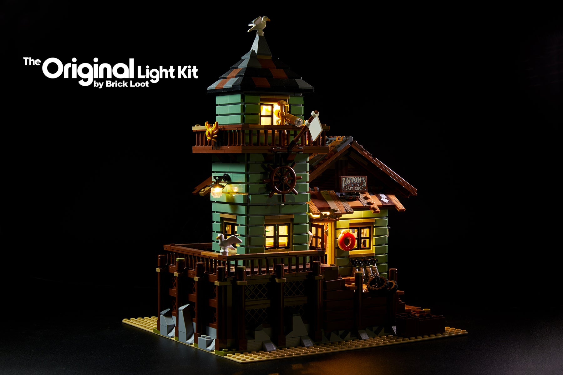 LED Lighting Kit for LEGO Ideas Old Fishing Store 21310 – Brick Loot