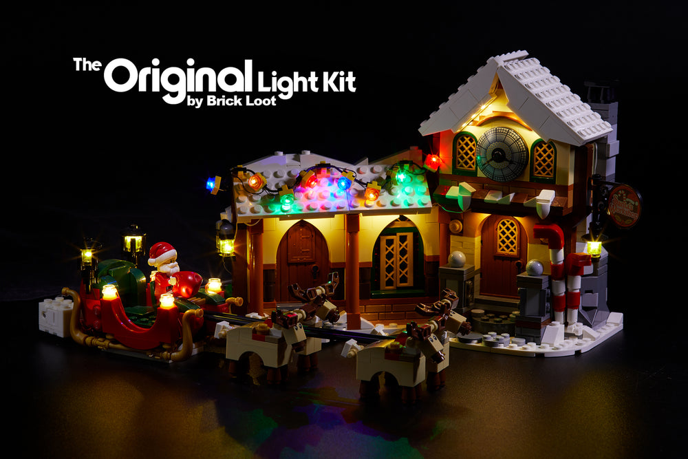 Brick Loot Original LED Light Kit for LEGO Santa's Workshop 10245.