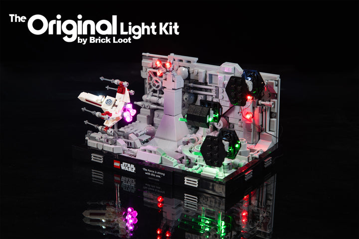 LED Lighting kit for LEGO Death Star™ Trench Run Diorama 75329