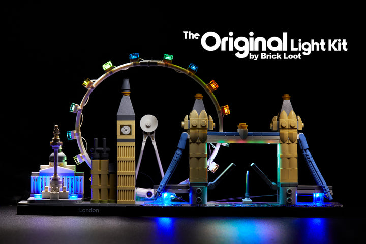 Brick Loot LED Light Kit for LEGO Architecture Skyline Collection London set 21034.