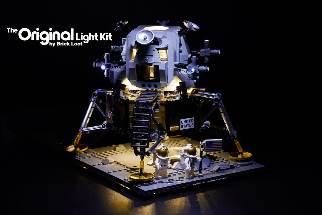 LED Lighting Kit for LEGO NASA Apollo 11 Lunar Lander 10266 – Brick Loot