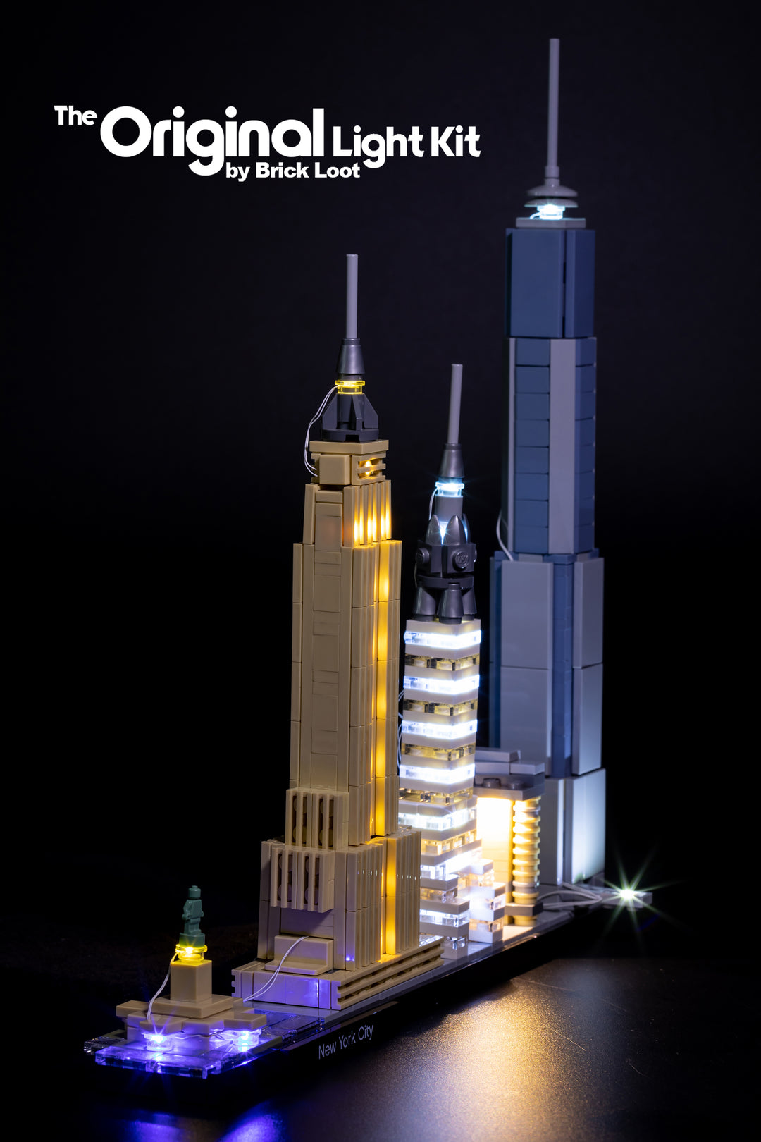 LED Lighting Kit for LEGO Architecture Skyline Collection New York
