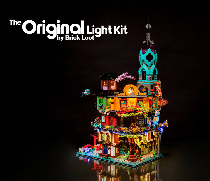 LED Lighting Kit for LEGO NINJAGO City Gardens 71741