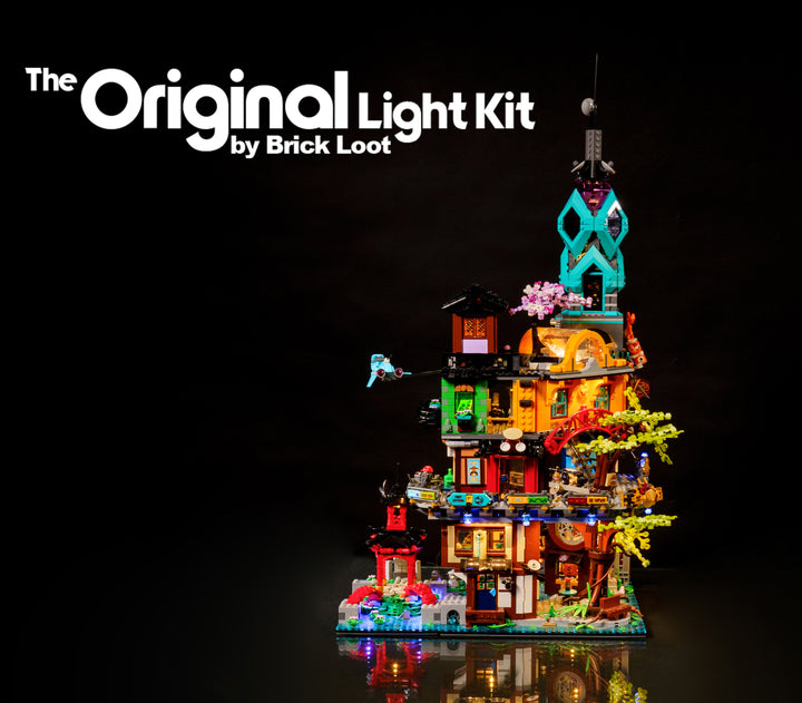 LED Lighting Kit for LEGO NINJAGO City Gardens 71741