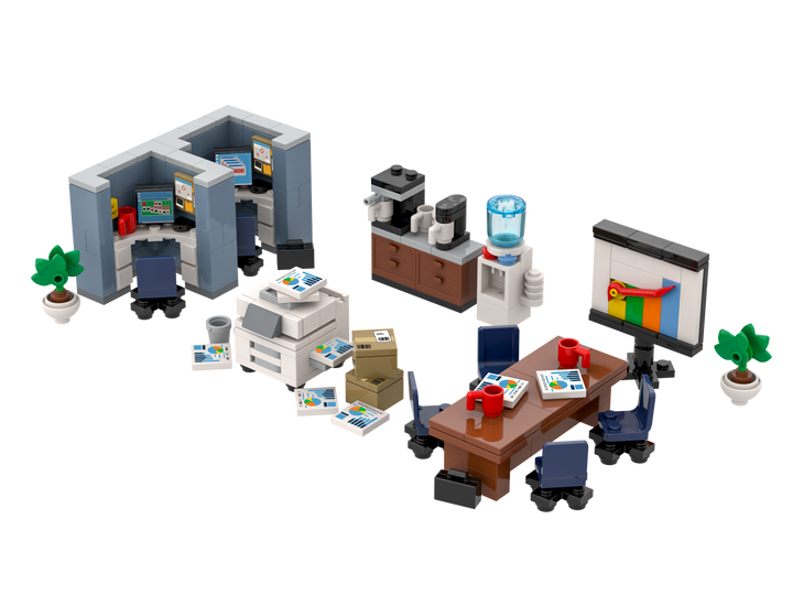 Office Furniture Brick Set