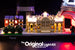 Close-up of the LEGO Architecture Paris Skyline set 21044 beautifully illuminated with the colorful custom Brick Loot LED Light Kit. 
