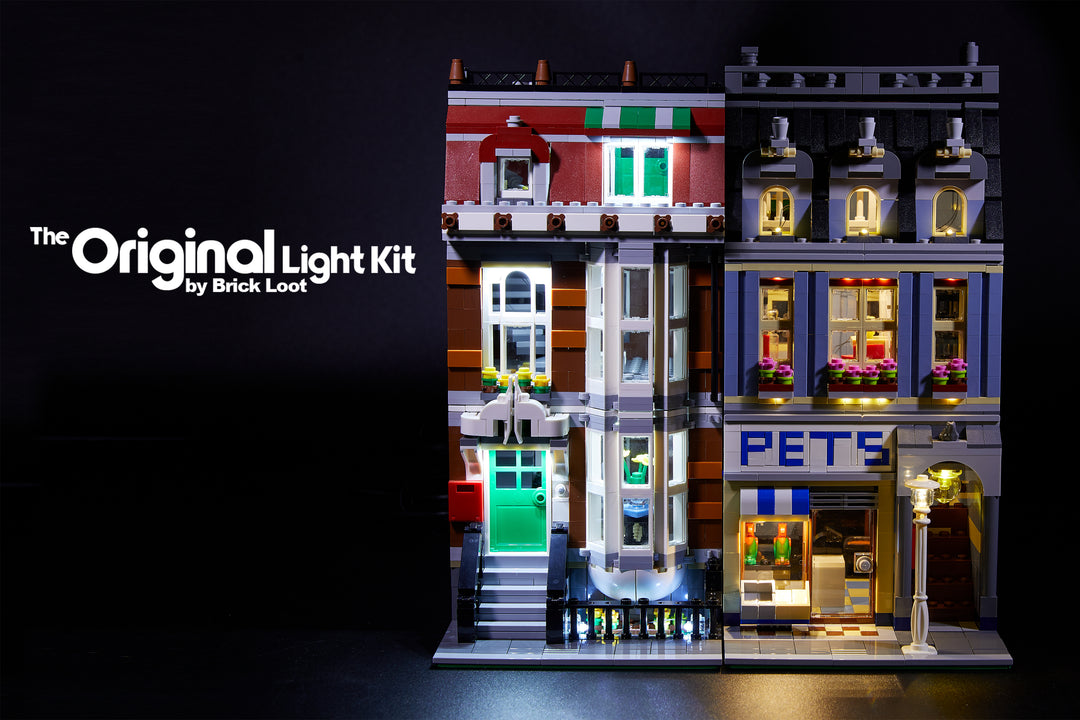 Brick Loot LED Lighting Kit for LEGO Pet Shop set 10218.