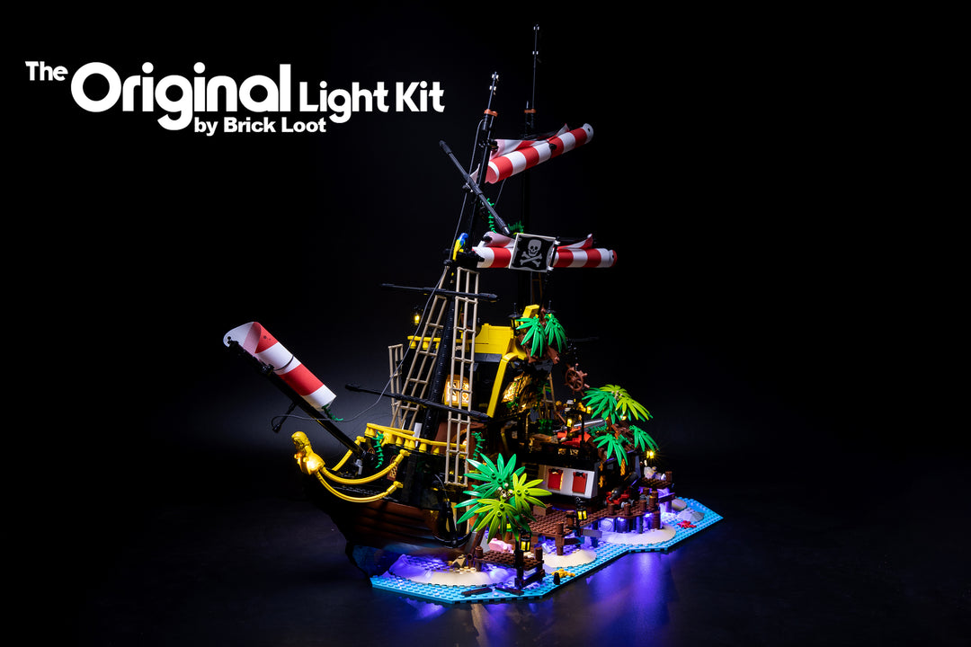 LED Lighting Kit for LEGO Ideas Pirates of Barracuda set 21322