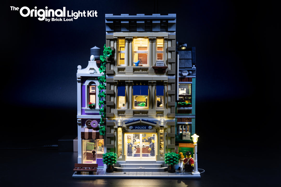LED Lighting Kit for LEGO Creator Police Station 10278