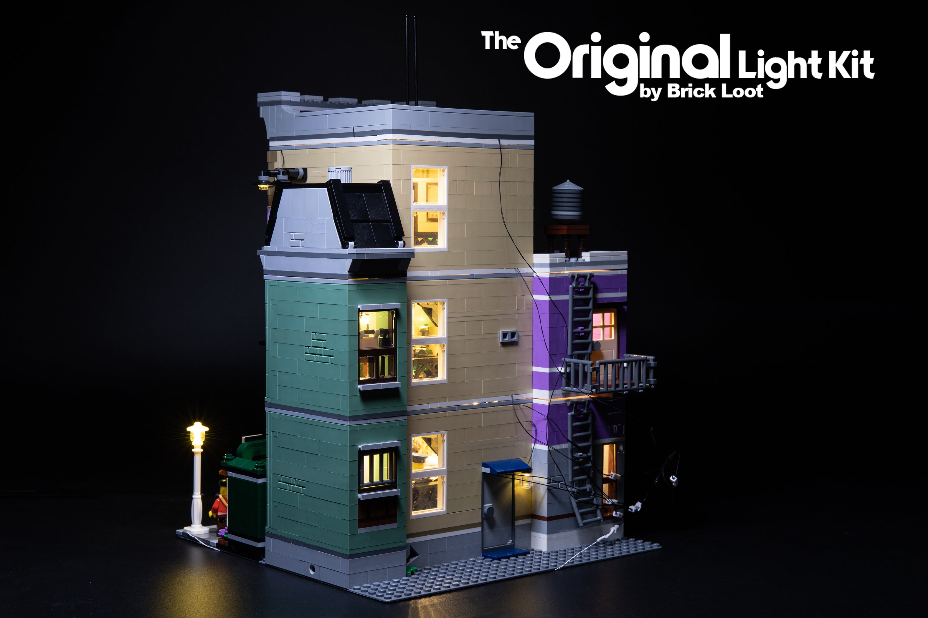 LED Lighting Kit for LEGO Creator Police Station (10278)
