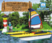 Mini City - Summer Fun Sailboat and Lighthouse