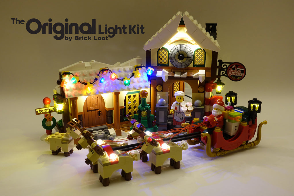 fælde Række ud frost LED Lighting Kit for LEGO Santa's Workshop 10245 – Brick Loot
