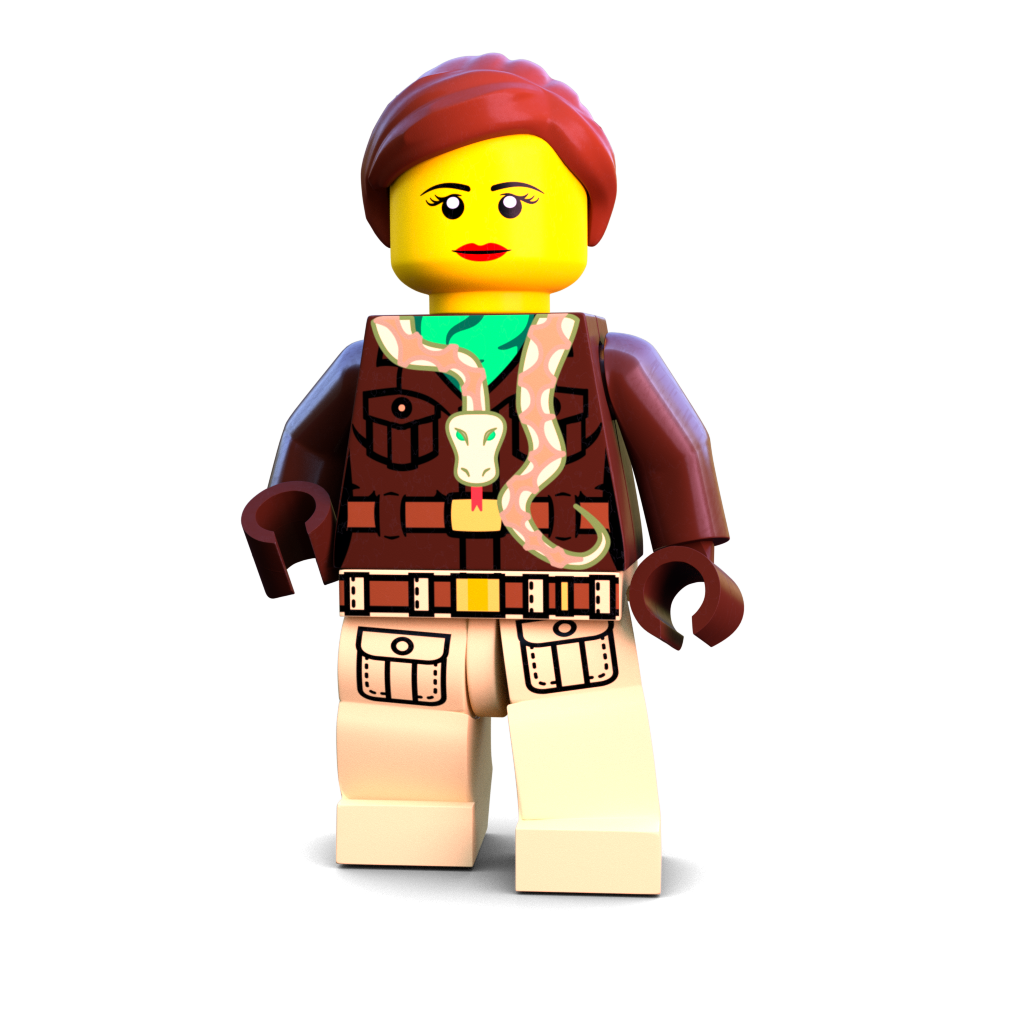 Brick-Loot-Exclusive-Snake-Wrangler-Custom-LEGO-Minifigure