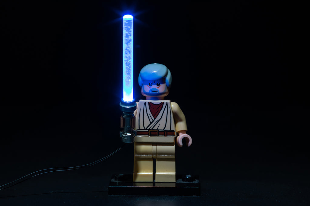 LED Lightsaber: Red, Blue, Green - LIGHT - works with LEGO bricks – Brick Loot