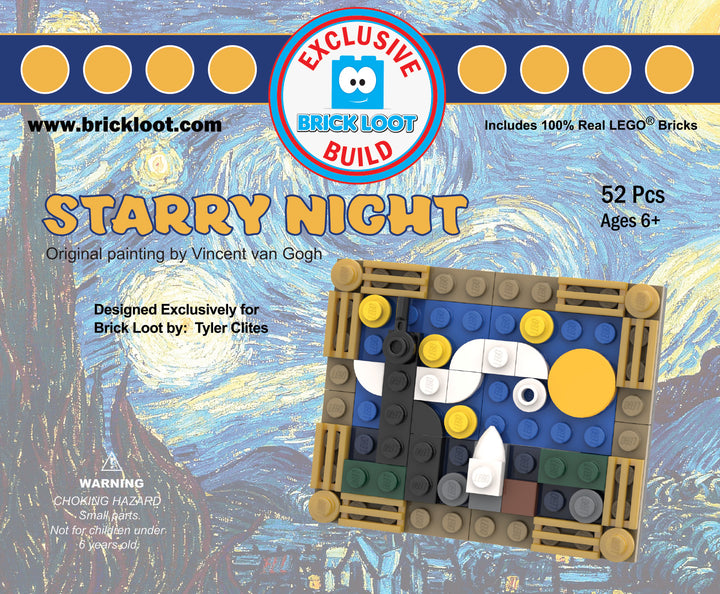 Exclusive Brick Loot Build Starry Night  – 100% LEGO Bricks