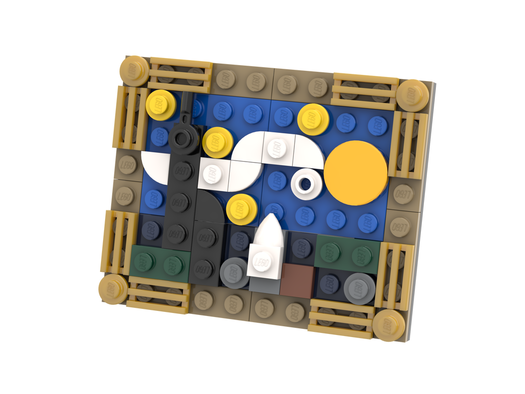 Exclusive Brick Loot Build Starry Night  – 100% LEGO Bricks