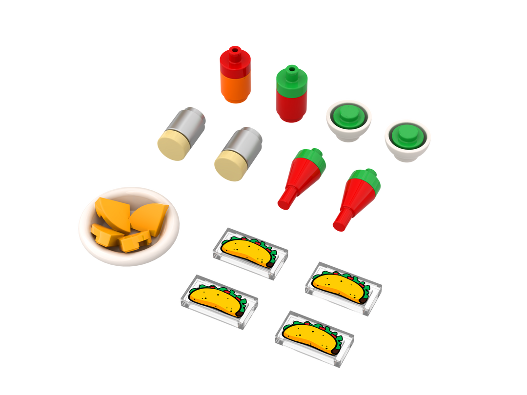 Brick Street Taco Truck Brick Set