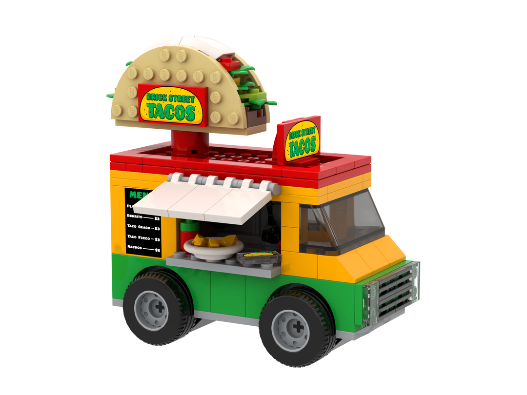 Brick Street Taco Truck Brick Set