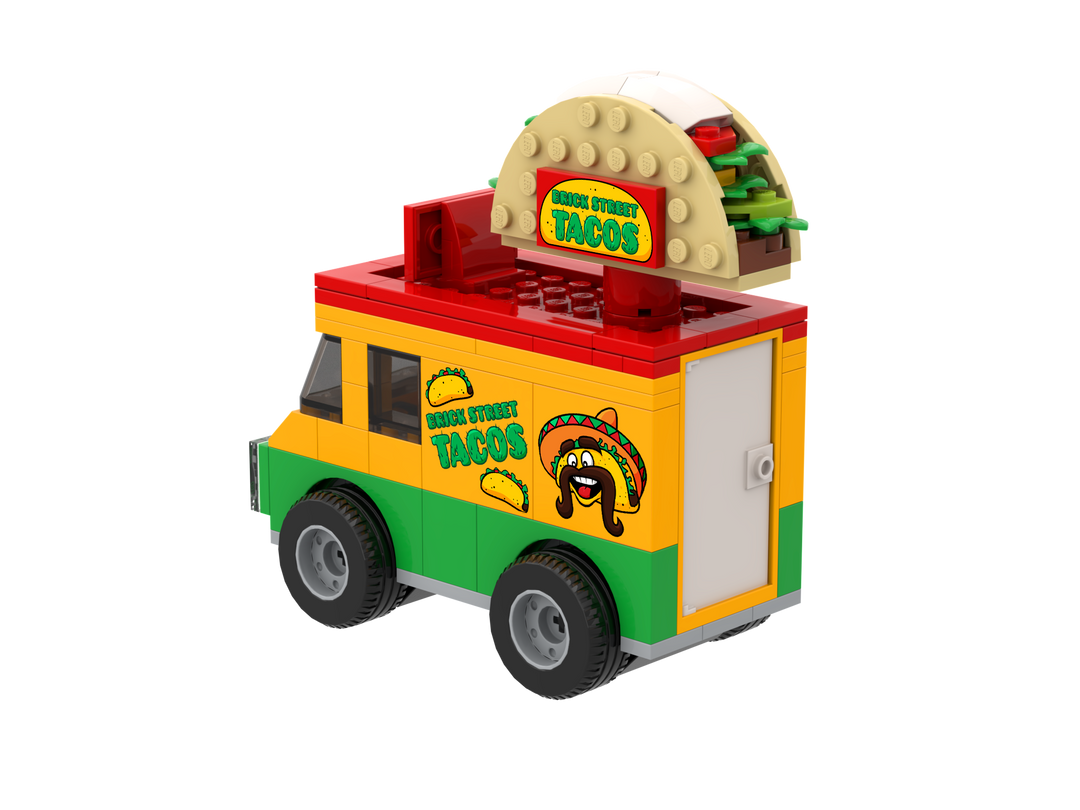 Brick Street Taco Truck Brick Set