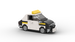 Exclusive Brick Loot Build 2-in-1 Taxi Cab or Police Car by Vadims Sendže – 100% LEGO Bricks