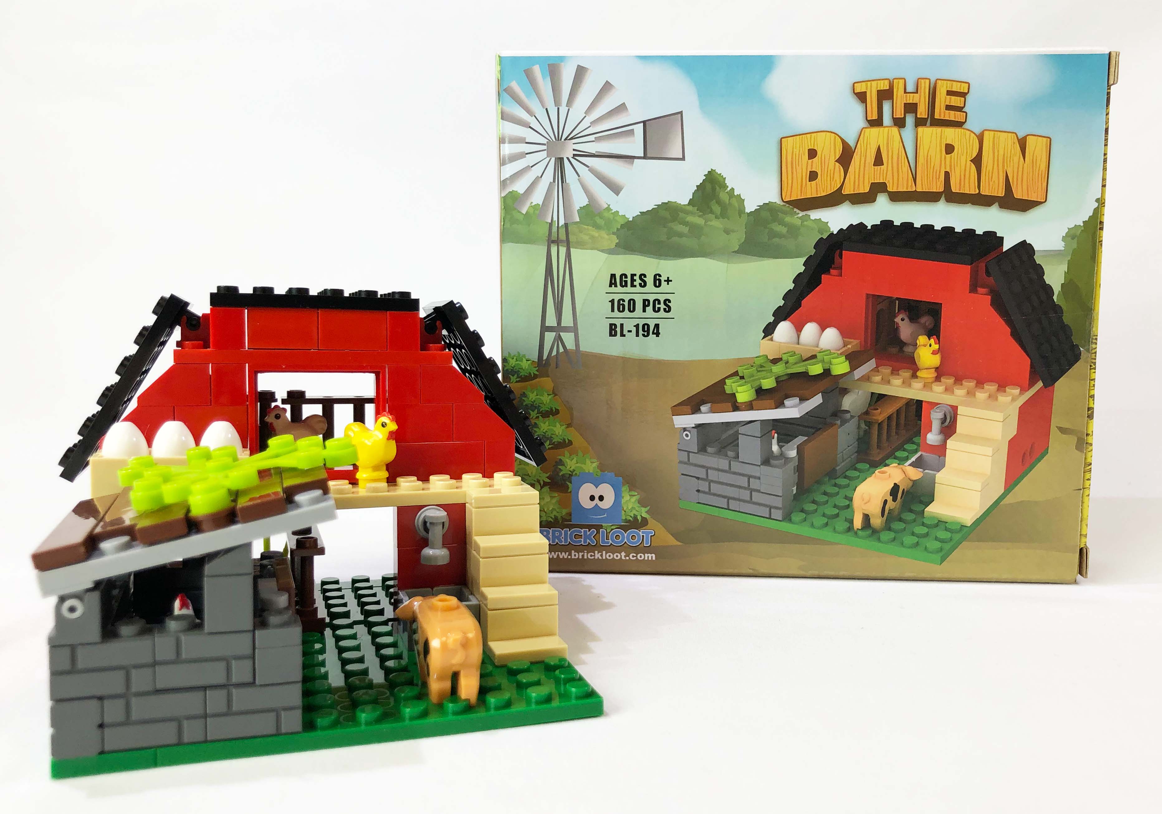 Mini City - The Barn Brick Set