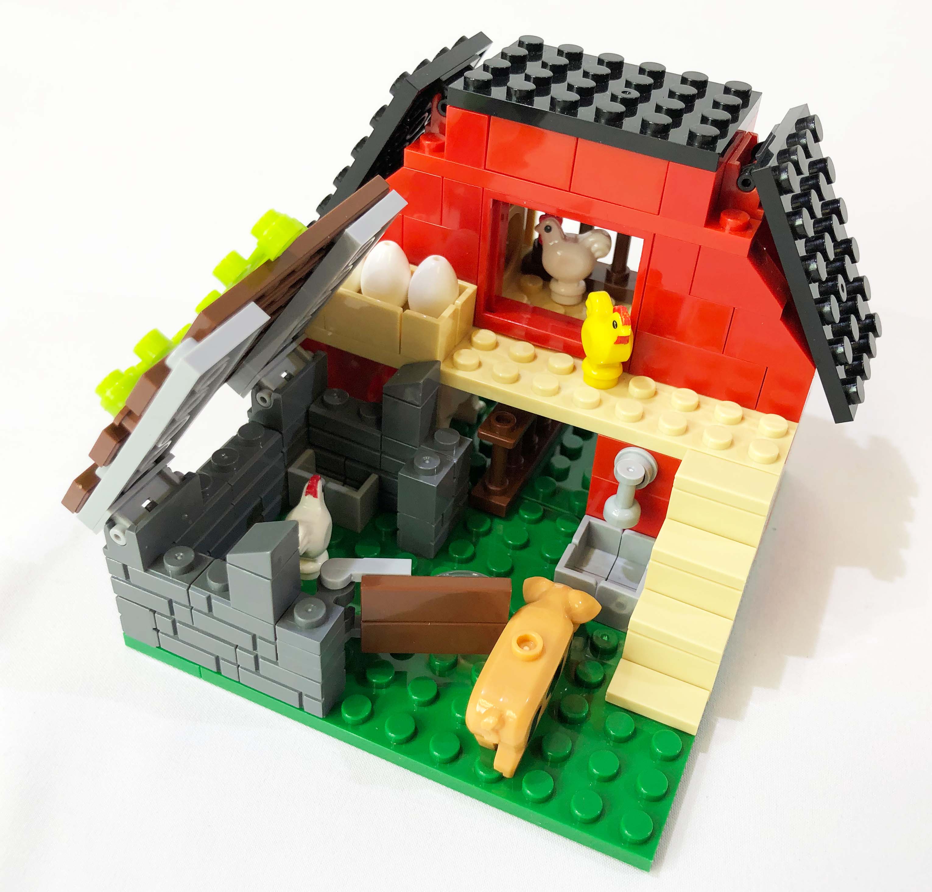 Mini City - The Barn Brick Set