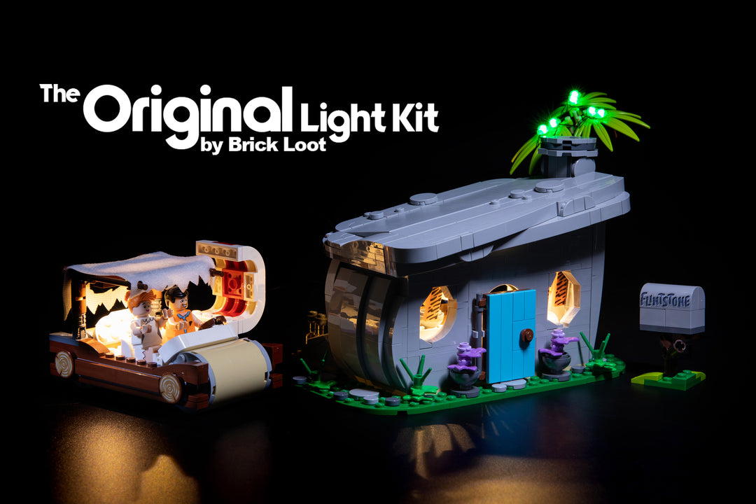 LED Lighting Kit for LEGO Ideas The Flinstones set 21316