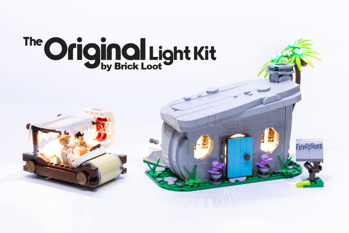 LED Lighting Kit for LEGO Ideas The Flinstones set 21316